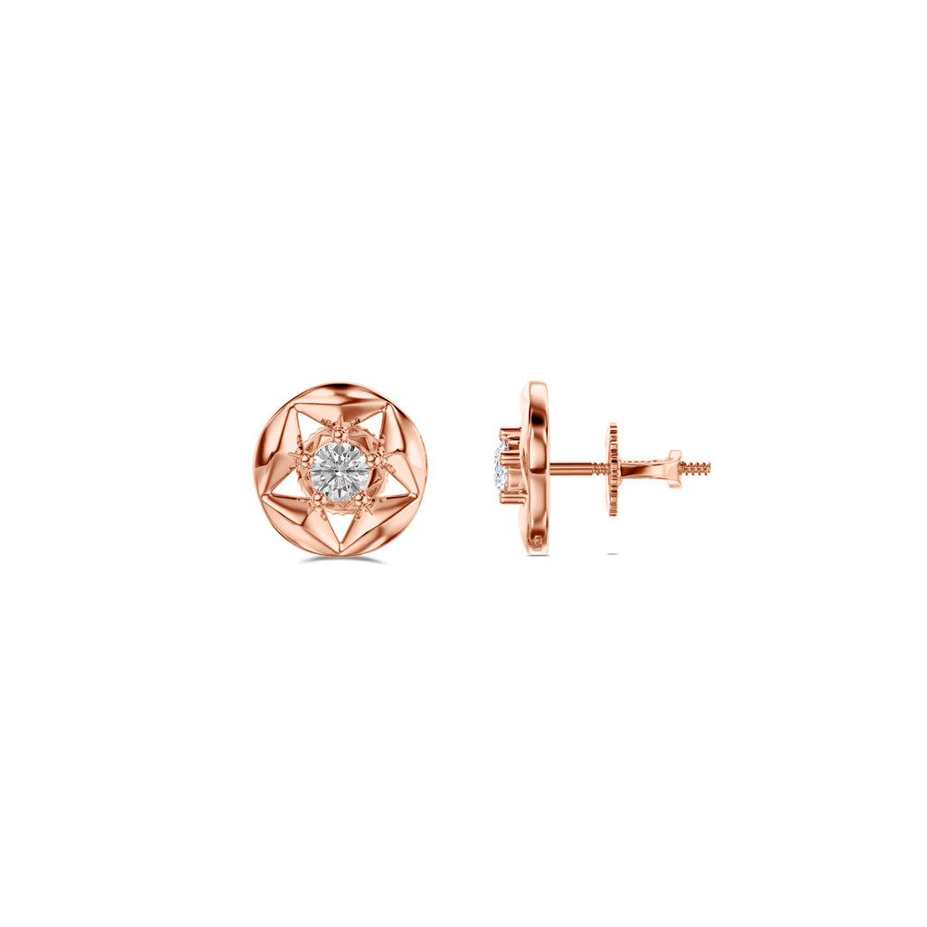 Star Charmer Soitaire Earring