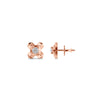 Cross Charm Solitaire Earring