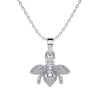 Honeybee Charm Solitaire Pendant