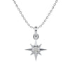 Starlit Charm Solitaire Pendant