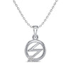 Lightening Charm Solitaire Pendant