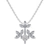 Floral Charm Solitaire Pendant