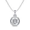 Encircled Charm Solitaire Pendant