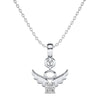 Angel Wings with Halo Pendant