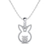 Ethereal Bunny Diamond Pendant