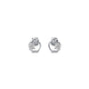 Apple Charm Solitaire Earring