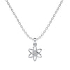 Wishing Star Charm Solitaire Pendant