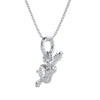 Guitar Charm Solitaire Pendant