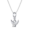 Angel Wings with Halo Pendant