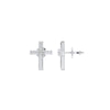 Plus Charm Solitaire Earring