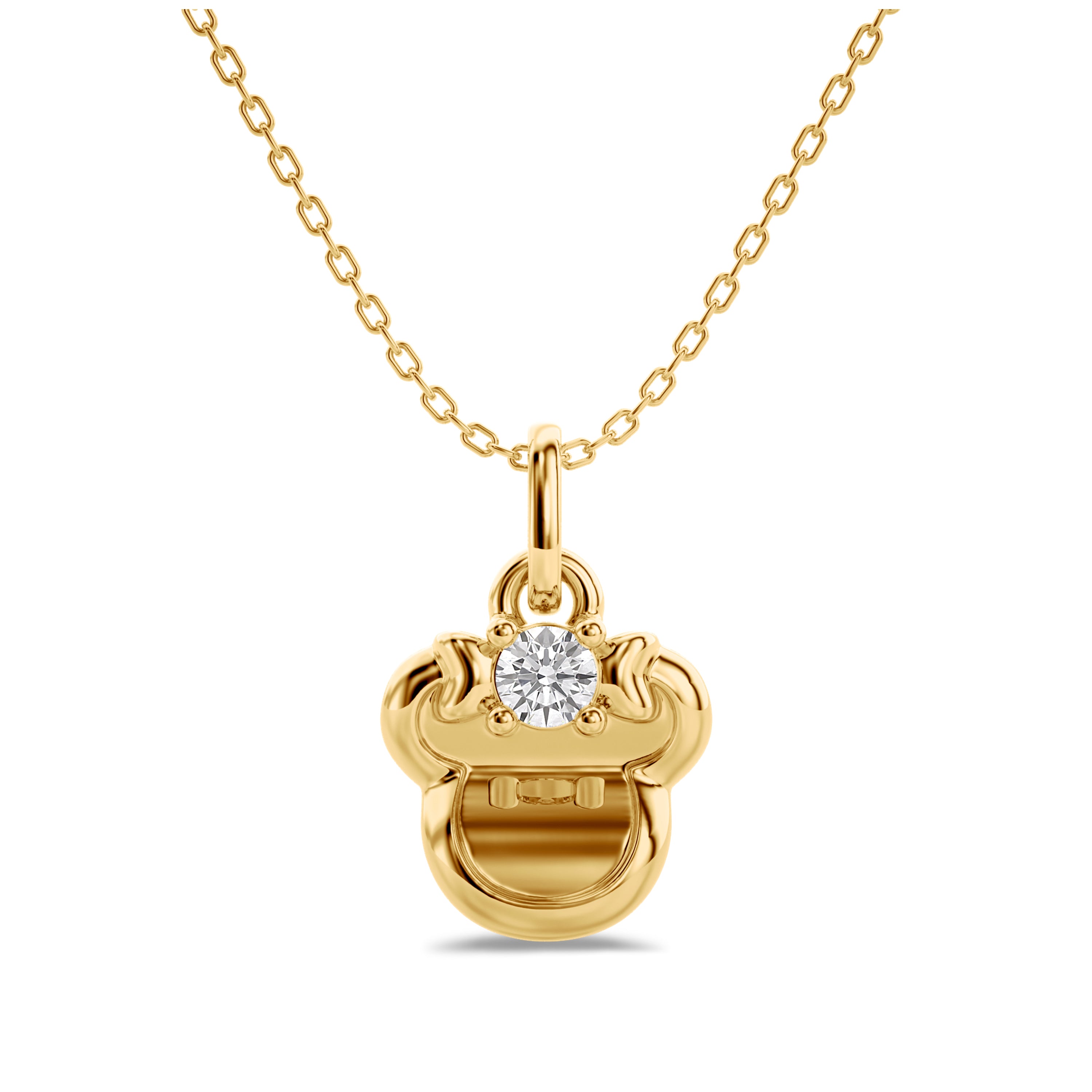 Purse Charm Solitaire Pendant