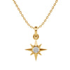 Starlit Charm Solitaire Pendant