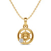 Encircled Charm Solitaire Pendant