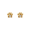 Paw Charm Solitaire Earring