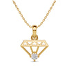 Diamond Motif Statement Pendant